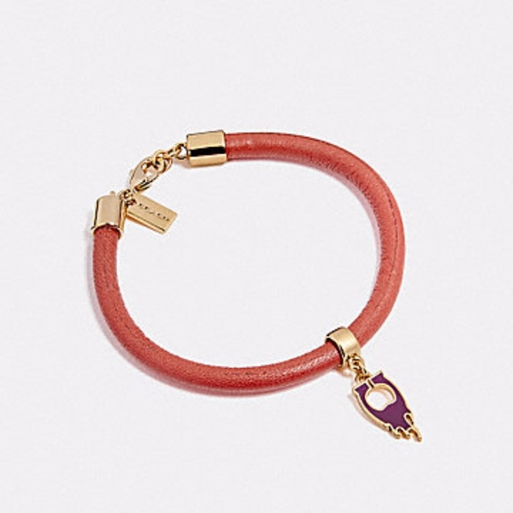 COACH LUCKY DICE ROLLED LEATHER BRACELETS - Picture 1 of 1